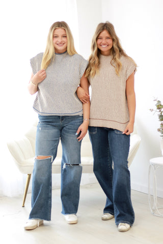 More Than This Moment Top in Blue