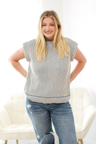 More Than This Moment Top in Blue