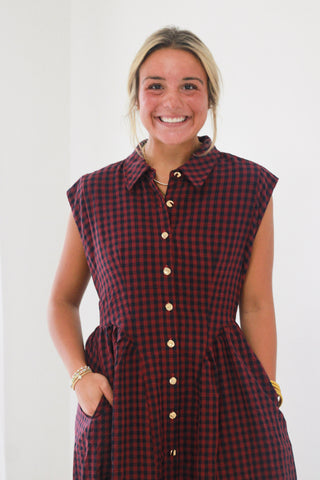 Blessed Like This Burgundy Midi Dress