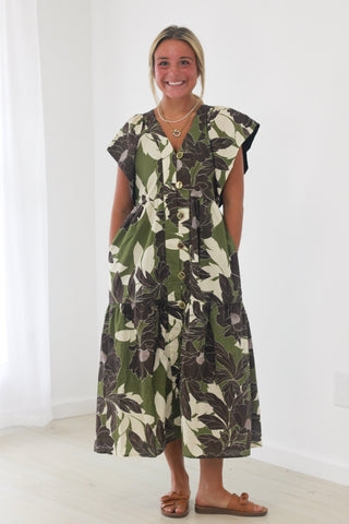 "Olive" You Forever Midi Dress