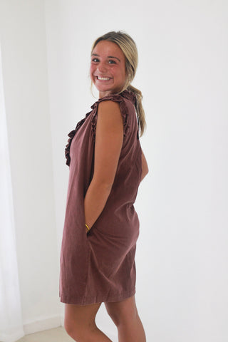 Wine Country Mineral Washed Dress