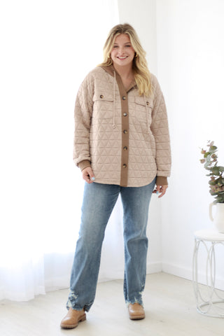 Quilted in Harmony Shacket