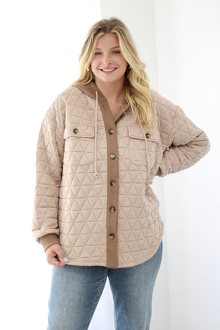 Quilted in Harmony Shacket