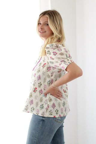 Sophisticated Staple Floral Blouse