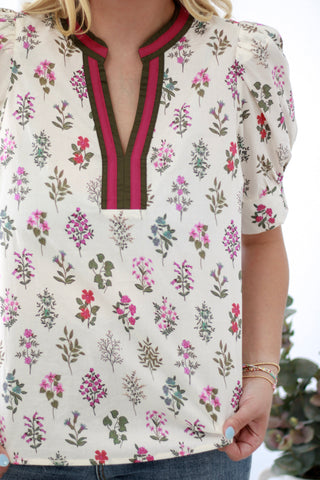 Sophisticated Staple Floral Blouse