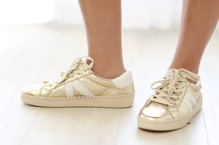 Corky's Friend Zone Shoes in Metallic Gold