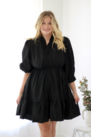 Autumn Grace Dress in Black