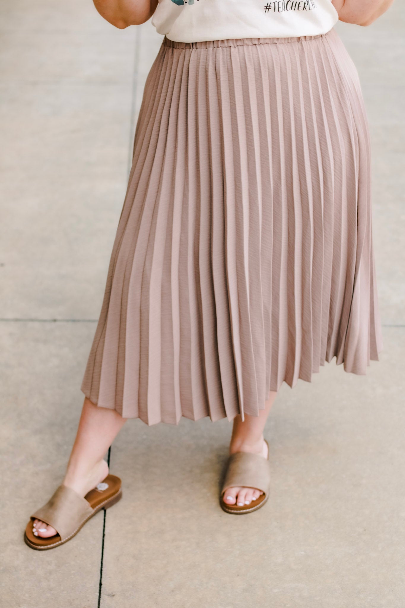 The Cutest Pleated Skirt in Coco