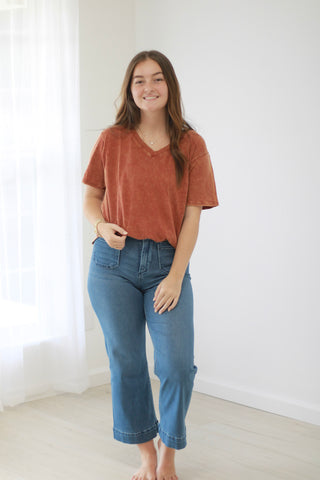 Spice Rack Tee in Rust