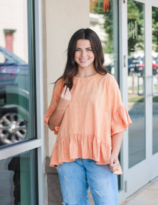 Take Me to Fall Top in Pumpkin