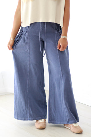 Stroll in the Park Pants in Blueberry