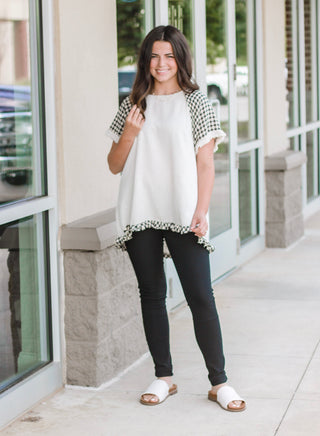 Checkered Beauty Blouse