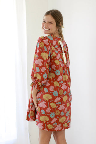 Fall Foliage Mini Dress