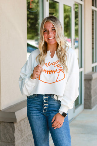 Game Day Cropped Pullover