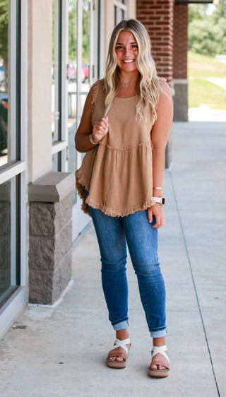 Sitting on the Dock of the Bay Ochre Tank