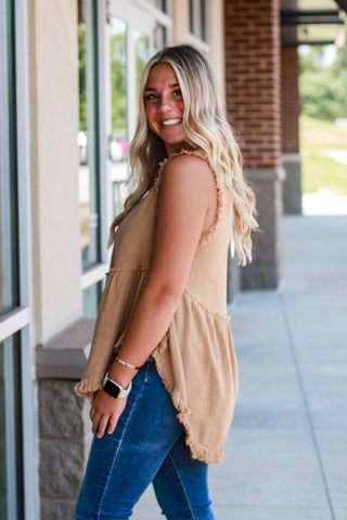 Sitting on the Dock of the Bay Ochre Tank