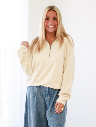 Run Around Town Pullover in Alpaca