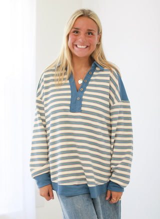 Make It Up To You Striped Top