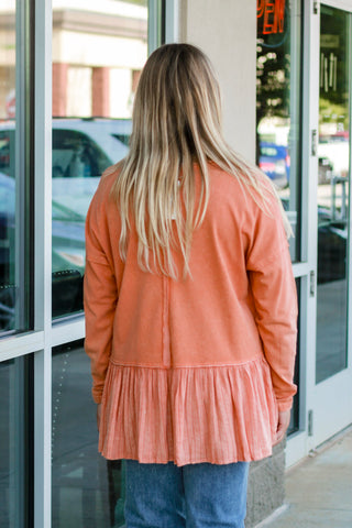 Pumpkin Patch Approved Peplum Top
