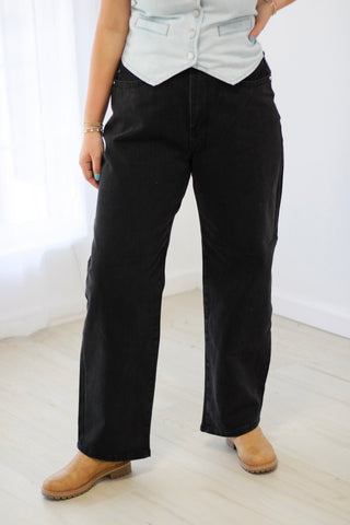 Judy Blue Rigid Magic Marlow Trousers in Black