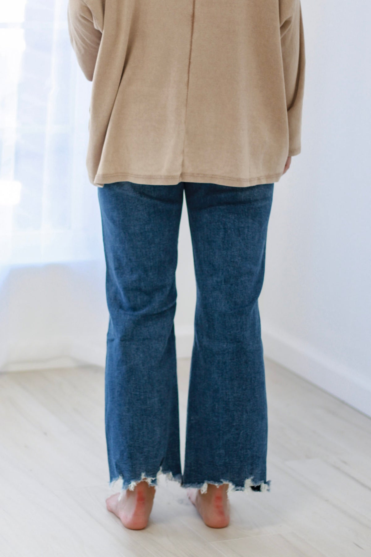 90&#39;s Vintage Crop Flare Mica Jeans