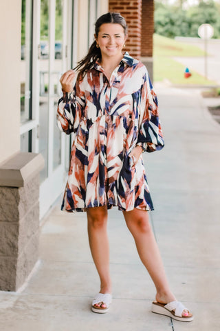 Fall Swirl Fun Dress
