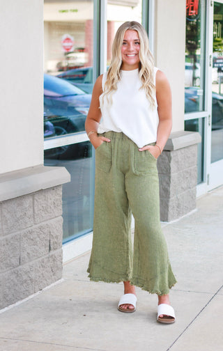 Live In This Olive Pants