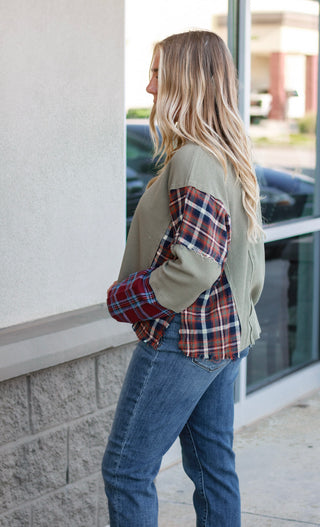 Fun in Flannel Top