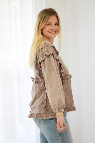 Girly Girl Mocha Top