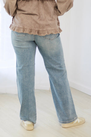 90's Throwback Rigid Magic Destroyed Jeans by Judy Blue