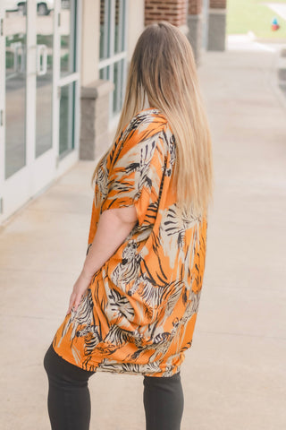 Are You This Trendy Zebra Print Kimono