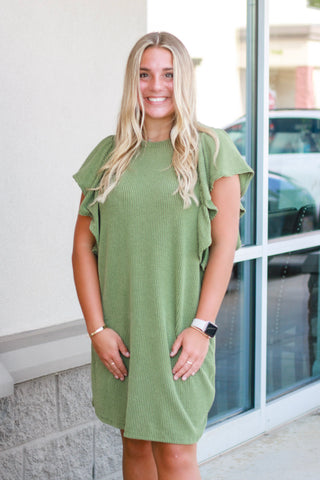 Flattered it's Fall Ribbed Dress