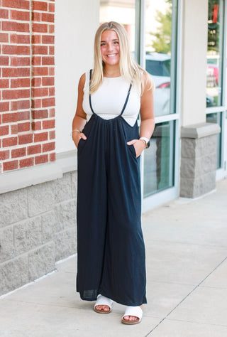 See Me in Style Jumpsuit in Black