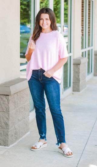 This is for the Best Ribbed Top in Pink