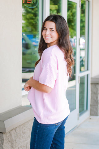 This is for the Best Ribbed Top in Pink