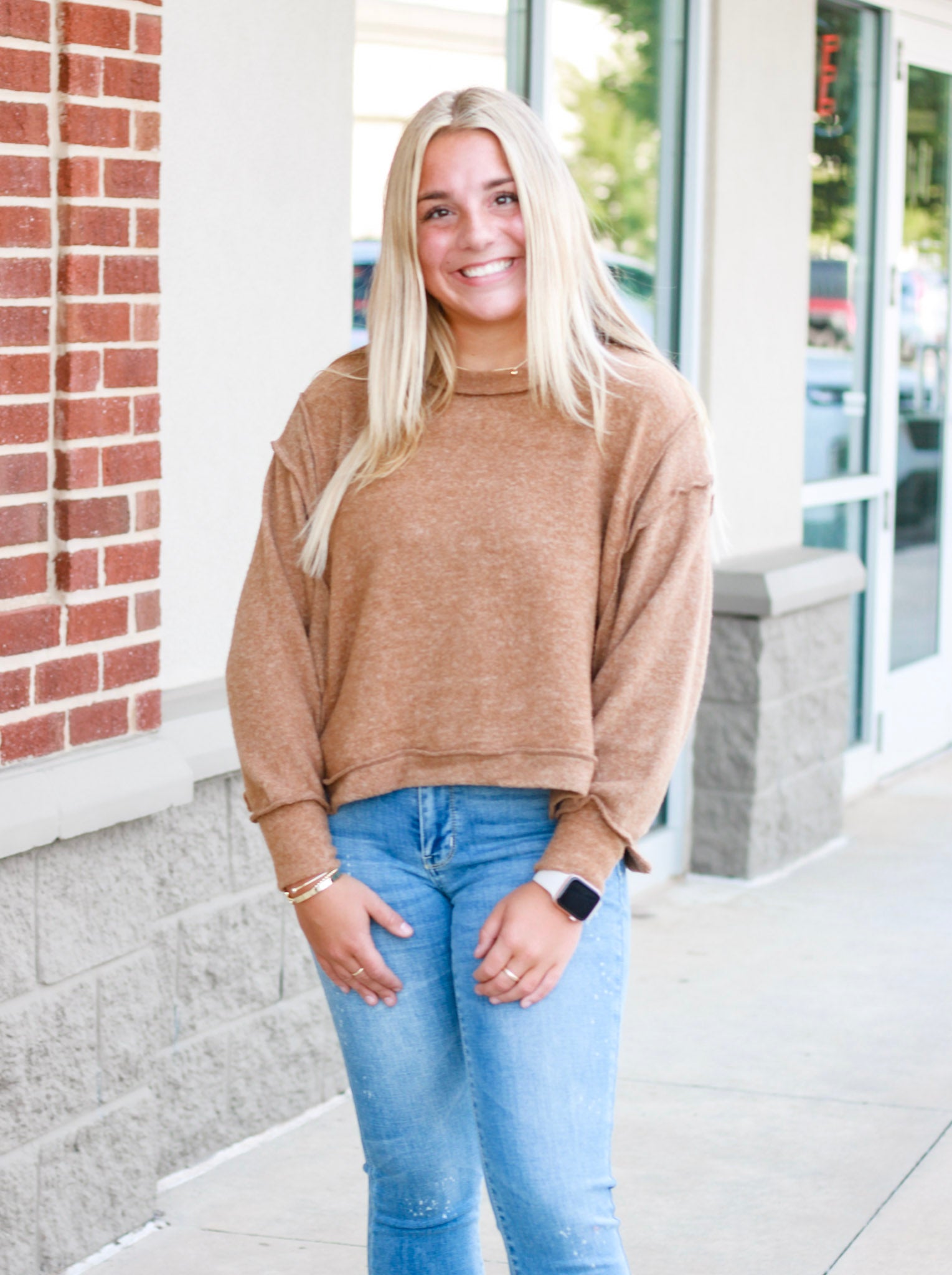 Spicy Pumpkin Cropped Sweater