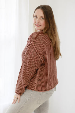 Before You Know It Waffle Knit Sweater