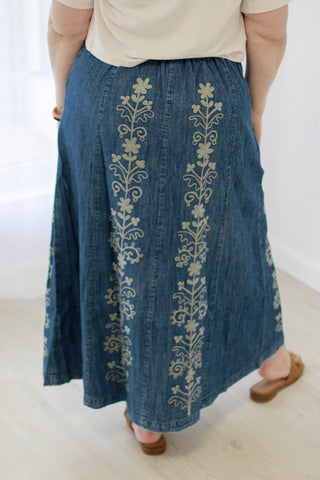 Western Ways Denim Skirt