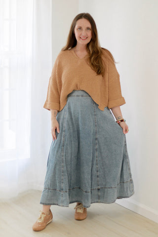 Seasonal Favorite Denim Skirt