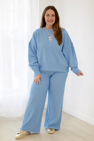 In It For The Long Haul Set in Cornflower Blue