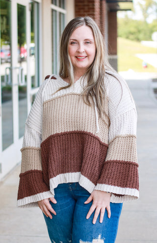 Conditioned to Care Cocoa Sweater