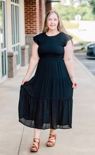 Your Best Bet Dress in Black