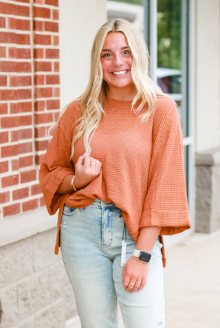 Let You Love Me Lightweight Sweater in Camel