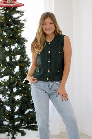 Sleigh Bells Ring Button Up Sweater