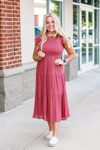 Your Best Bet Dress in Raspberry