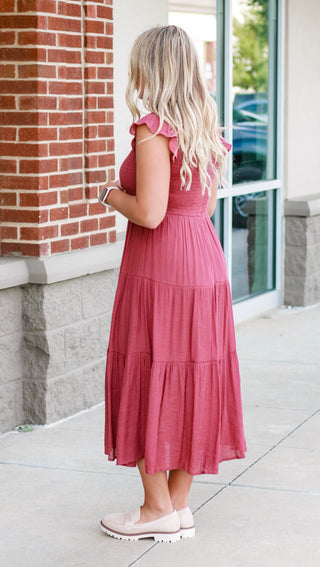 Your Best Bet Dress in Raspberry