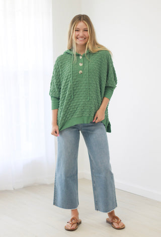 Saturday Puff Top in Sage
