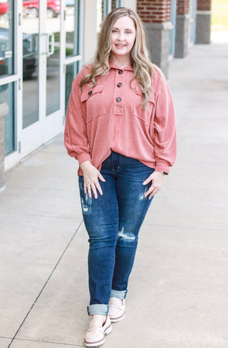 In Stitches Judy Blue Boyfriend Jeans