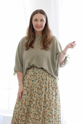 Little Lark Tee in Olive