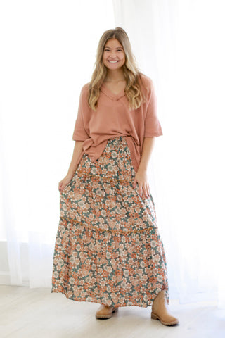 Daisy Rain Maxi Skirt